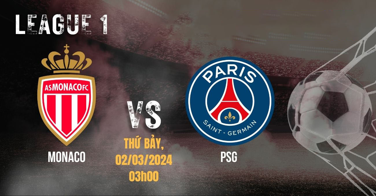 Nhận định trận đấu Monaco vs PSG